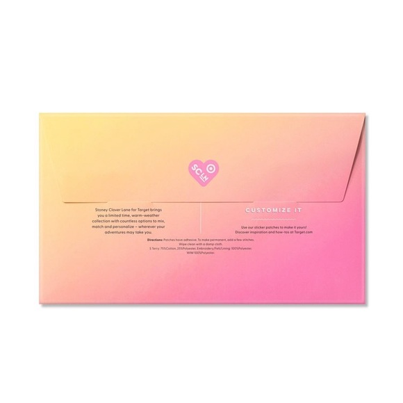 🎉ONE LEFT🎉 Stoney Clover Lane x Target SWIM Patch 4 Pieces - Picture 4 of 7